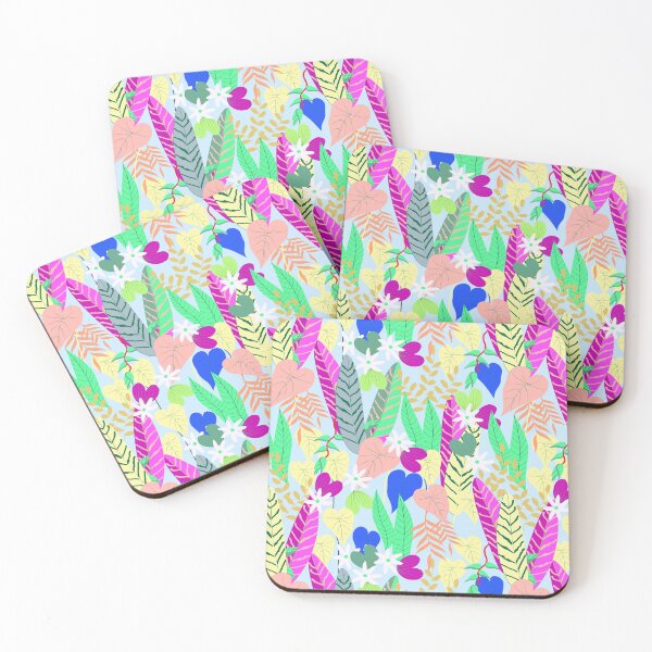 Item preview, Seamless pattern with abstract flowers, exotic tropical Flowers  designed and sold by mashmosh.