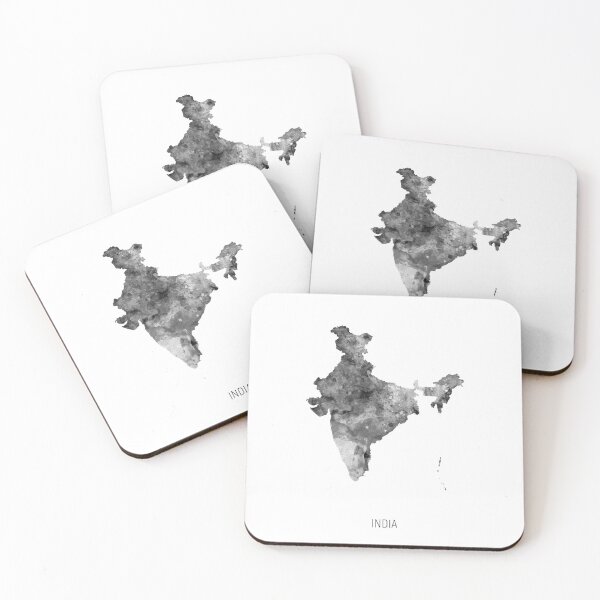 Artikelvorschau, India Watercolor Map entworfen und verkauft von ArtPrints.