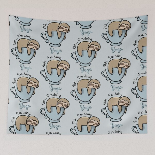 Item preview, Shh.. I'm doing yoga designed and sold by CokeyPanda.