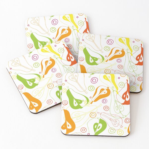 Item preview, Pears fruity summer pattern designed and sold by kittyvdheuvel.