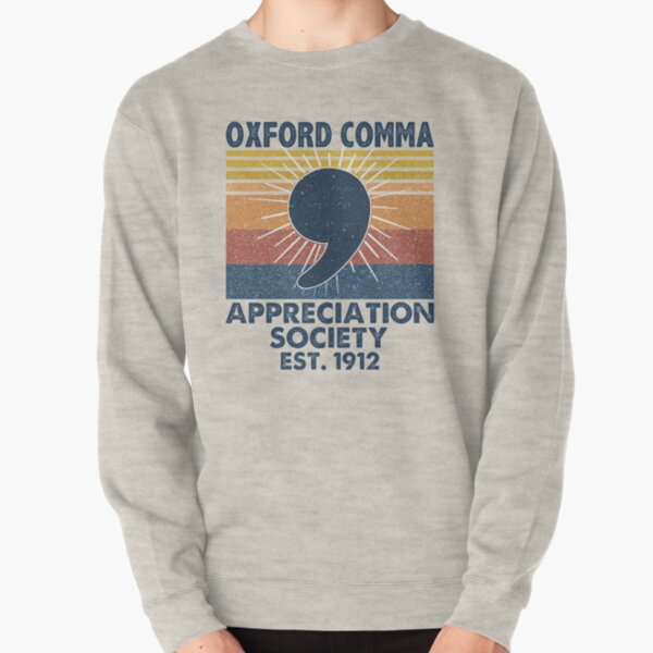 comma sweatshirt