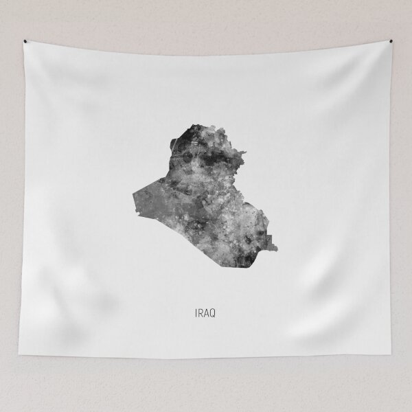 Item preview, Iraq Watercolor Map designed and sold by ArtPrints.