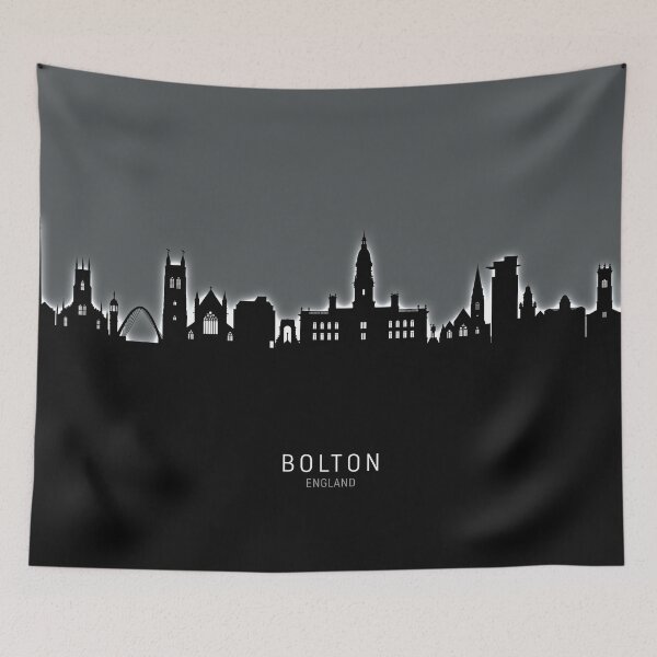 Item preview, Bolton England Skyline designed and sold by ArtPrints.