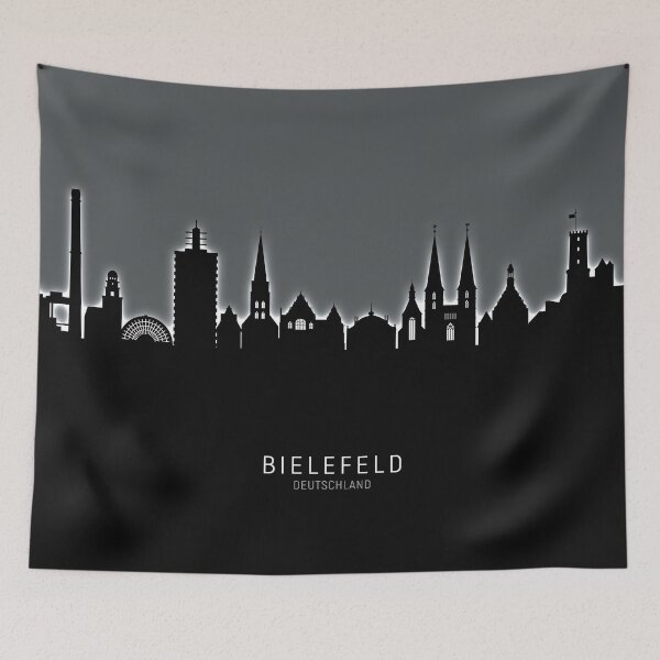Item preview, Bielefeld Germany Skyline designed and sold by ArtPrints.
