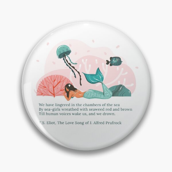 Item preview, Mythical Pastel Mermaid Fantasy Meets T.S Eliot designed and sold by flying-flamingo.