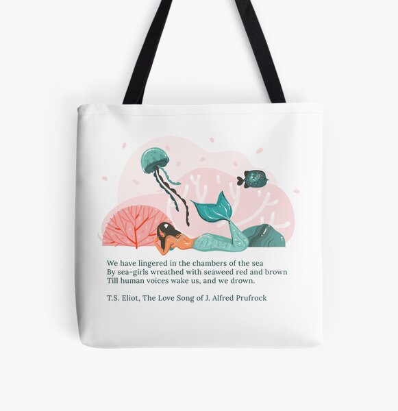 Item preview, Mythical Pastel Mermaid Fantasy Meets T.S Eliot designed and sold by flying-flamingo.