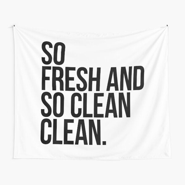 So fresh and so clean clean sign  Old school rap lyrics wall art –  HiphopBoutiq