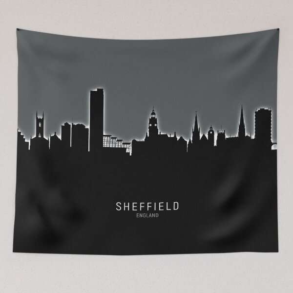 Item preview, Sheffield England Skyline designed and sold by ArtPrints.