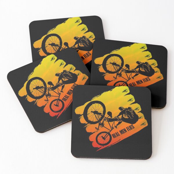 Item preview, Real Men Flies Gift for Bmx Biker Cycling Lovers designed and sold by elnino8.