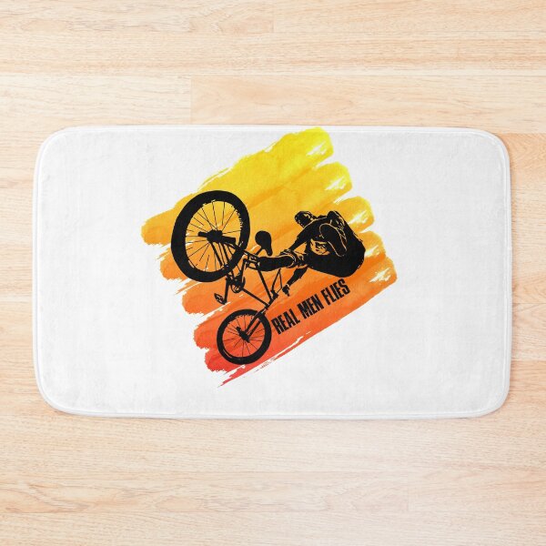 Item preview, Real Men Flies Gift for Bmx Biker Cycling Lovers designed and sold by elnino8.