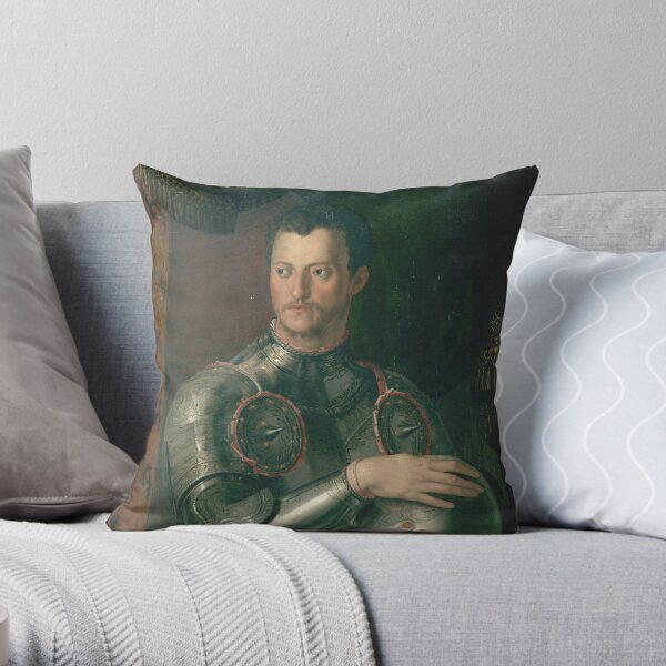 Bronzino - Cosimo I De Medici Throw Pillow