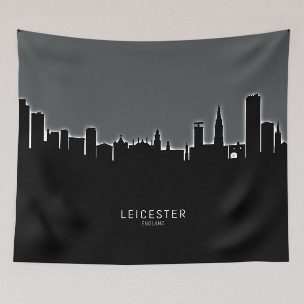 Item preview, Leicester England Skyline designed and sold by ArtPrints.