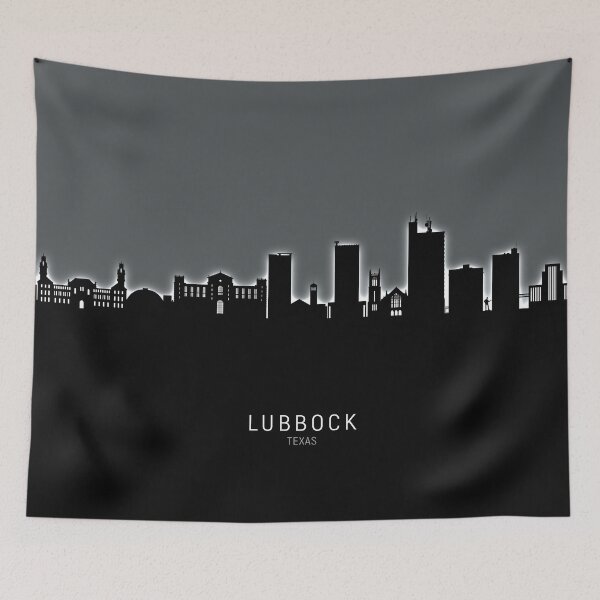 Item preview, Lubbock Texas Skyline designed and sold by ArtPrints.