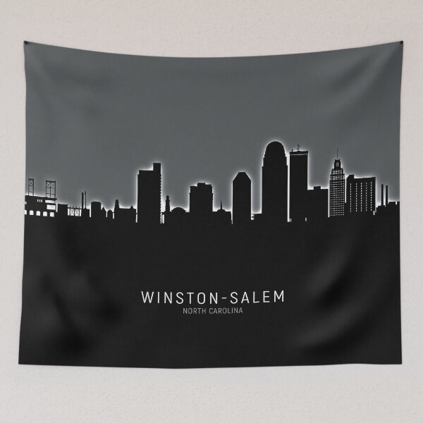 Item preview, Winston-Salem North Carolina Skyline designed and sold by ArtPrints.