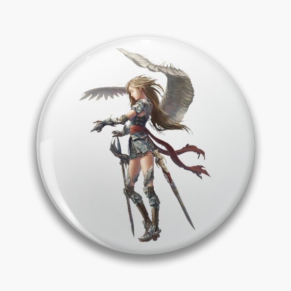 Item preview, girl angel, angel, girl warrior art designed and sold by Viktoriia Trubiichuk.