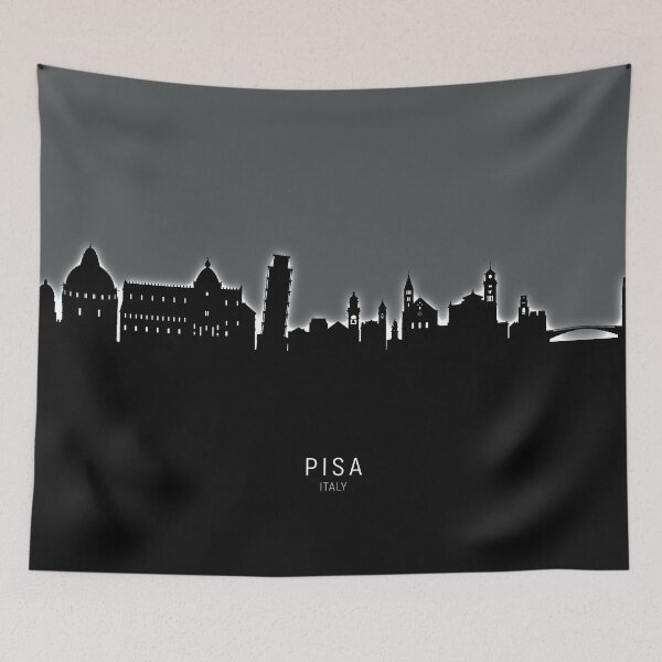 Item preview, Pisa Italy Skyline designed and sold by ArtPrints.