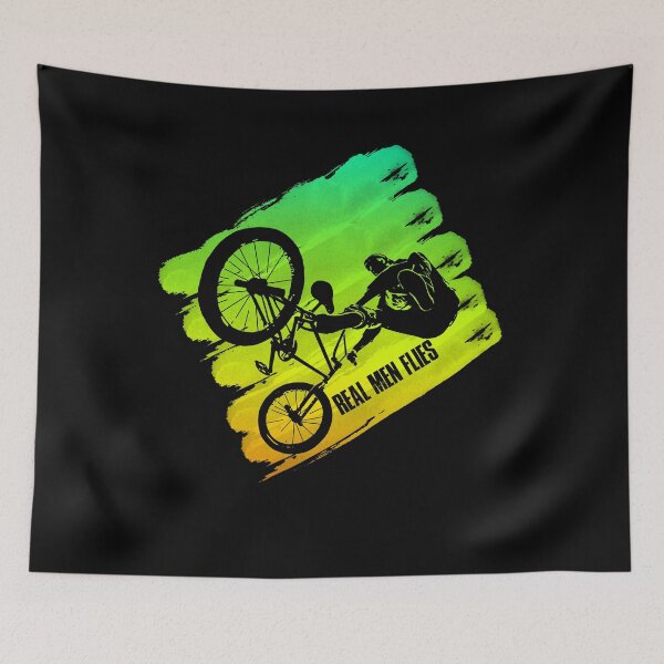 Item preview, Real Men Flies cool Bmx Biker in red for brave stunts Men Gift designed and sold by elnino8.