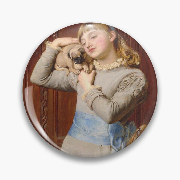 Item preview, Briton Riviere - Girl With Dogs designed and sold by artcenter.