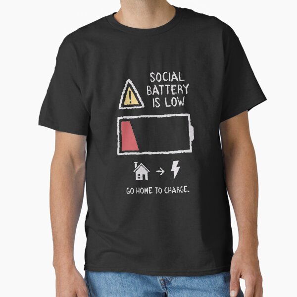 Item preview, Low Social Battery designed and sold by atrellano.