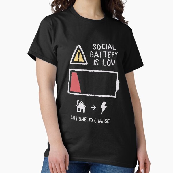 Item preview, Low Social Battery designed and sold by atrellano.