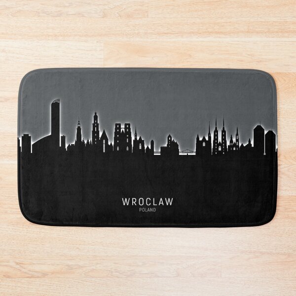 Item preview, Wroclaw Poland Skyline designed and sold by ArtPrints.