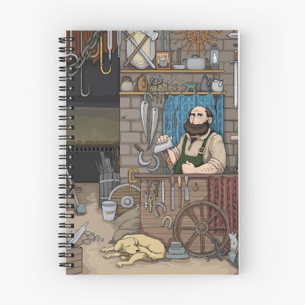 Item preview, Blacksmith in his workshop designed and sold by SleepyMarten.