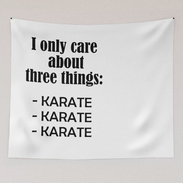Item preview, I only care about karate designed and sold by Jannis12.