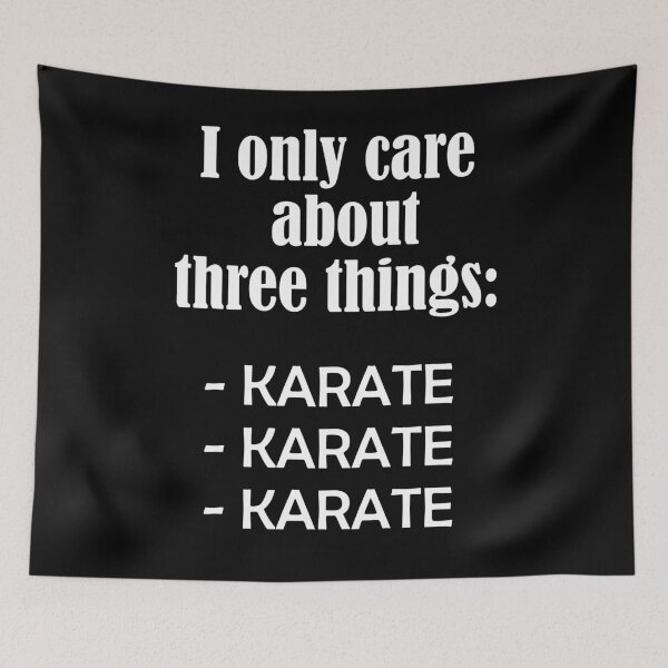 Item preview, I only care about karate designed and sold by Jannis12.