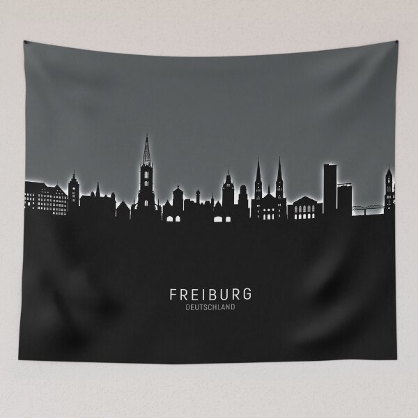 Item preview, Freiburg Germany Skyline designed and sold by ArtPrints.