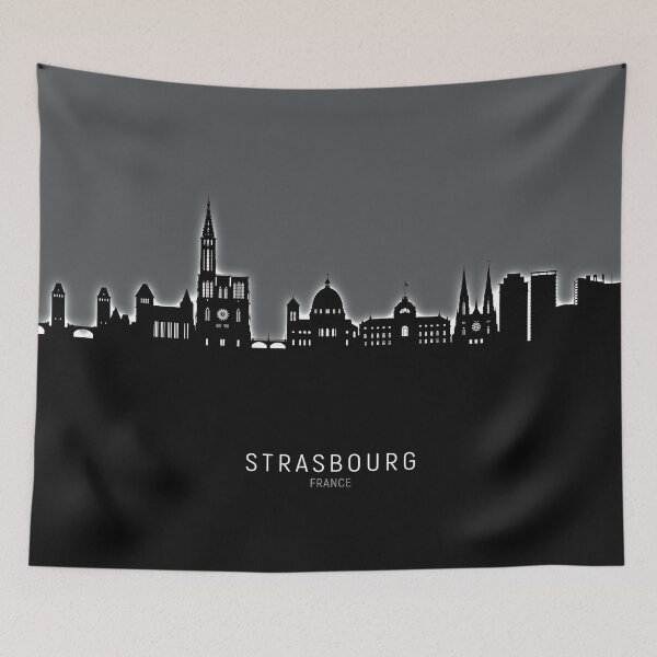 Item preview, Strasbourg France Skyline designed and sold by ArtPrints.