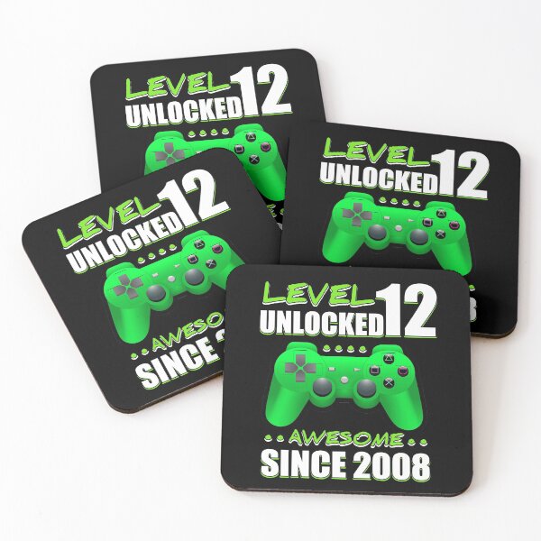 Item preview, Level 12 unlocked awesome since 2008 designed and sold by TopDesignArt.
