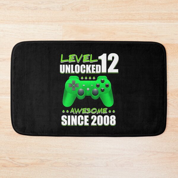 Item preview, Level 12 unlocked awesome since 2008 designed and sold by TopDesignArt.