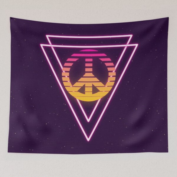 Item preview, Vaporwave Peace Sign designed and sold by LipstickChick.
