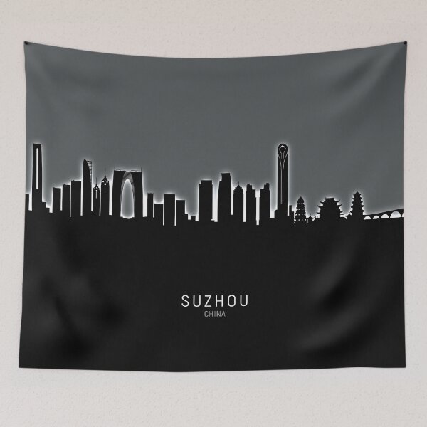 Item preview, Suzhou China Skyline designed and sold by ArtPrints.