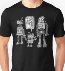 FEAR ME! Robot Kid Slim Fit T-Shirt