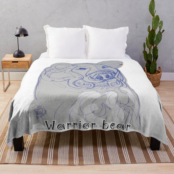 Item preview, Warrior Bear (Drawing by ACCI) designed and sold by VanyssaGraphics.