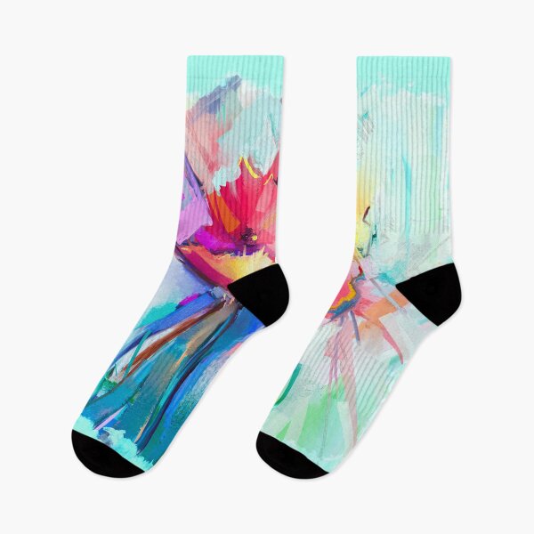 Item preview, Abstract Colorful Flowers designed and sold by Ethiyo.