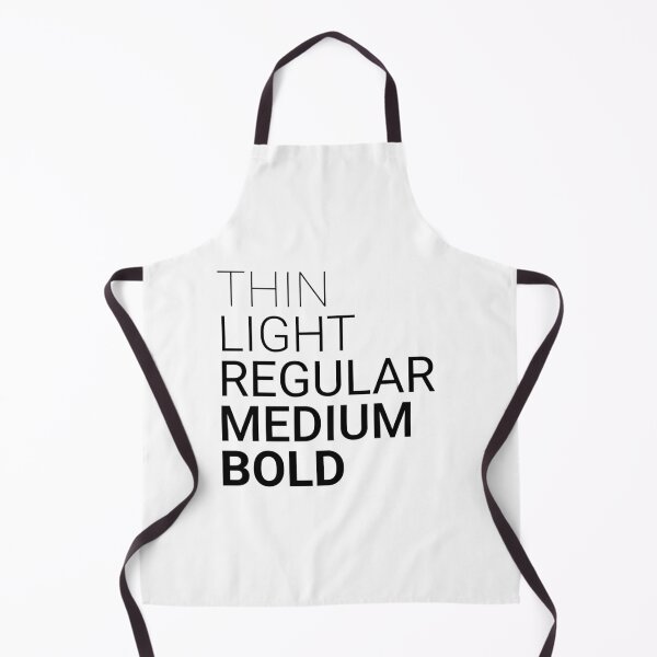 Item preview, Thin Light Regular Medium Bold Black designed and sold by ShinsenMerch.