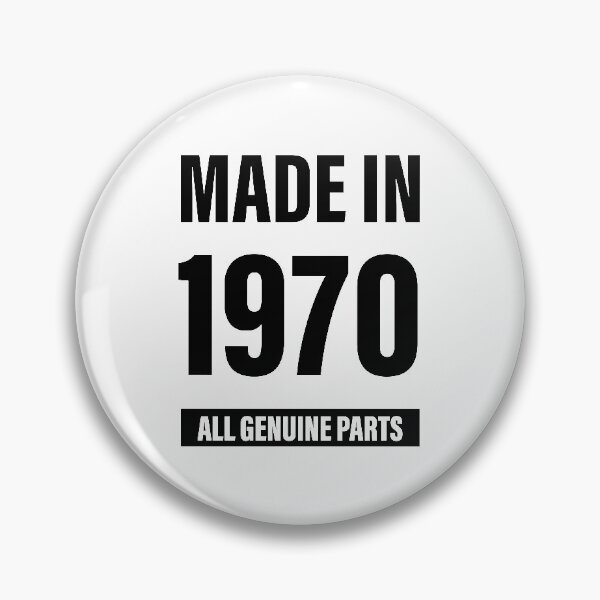 Item preview, 50th Birthday Made in 1970 All Genuine Parts - Gift designed and sold by DiogoCalheiros.