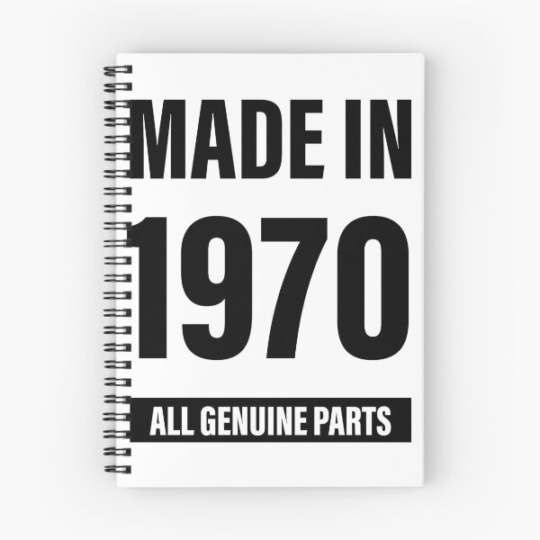 Item preview, 50th Birthday Made in 1970 All Genuine Parts - Gift designed and sold by DiogoCalheiros.