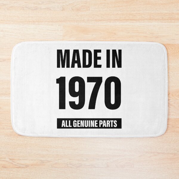 Item preview, 50th Birthday Made in 1970 All Genuine Parts - Gift designed and sold by DiogoCalheiros.