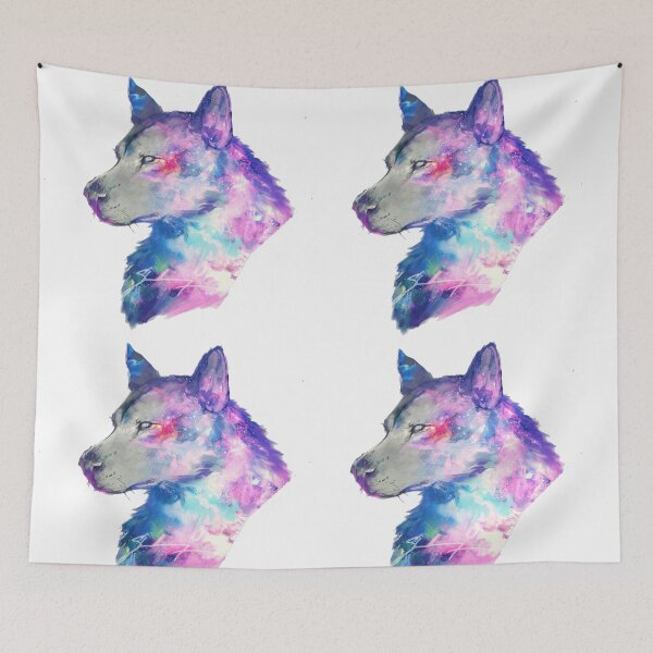 Item preview, star wolf, wolf, wolf art designed and sold by Viktoriia Trubiichuk.