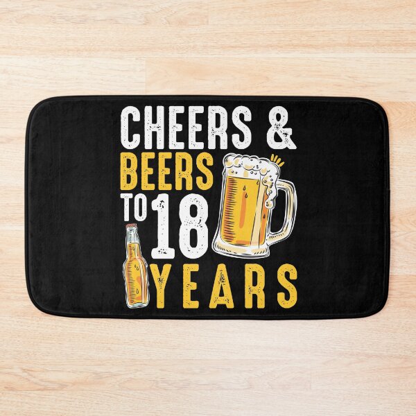 Item preview, 18th Birthday Gifts Drinking Shirt for Men or Women - Cheers and Beers designed and sold by Orange Pieces.