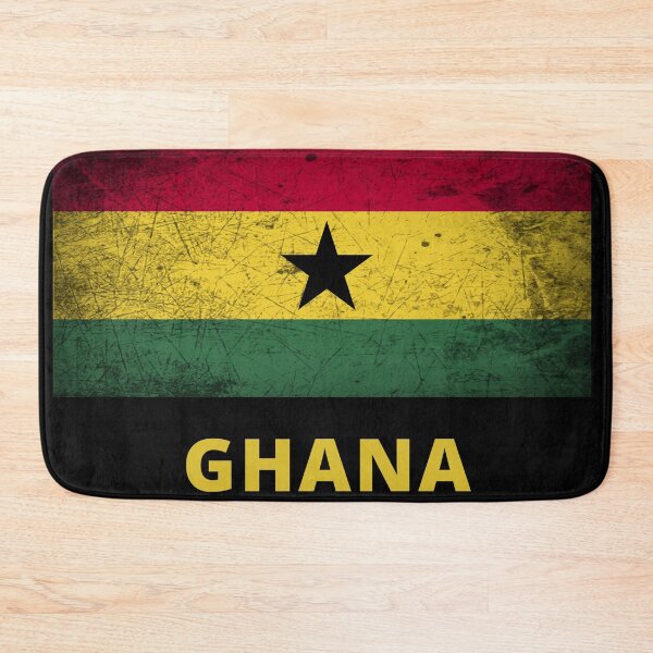 Item preview, Old Textured Ghana Flag  designed and sold by Ellisen Prints.