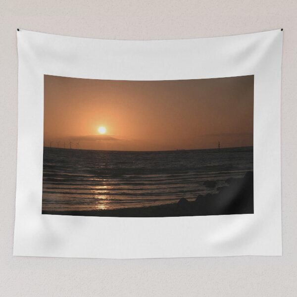 Item preview, Evening Sunset Over River Mersey Estuary,Wirral,Merseyside. England. designed and sold by ALEXANDER  STEPHEN PEMBERTON.