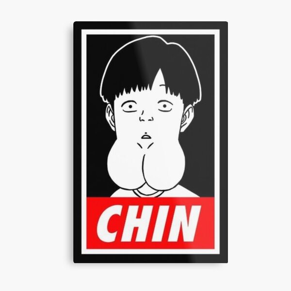 CHIN BOY Metal Print