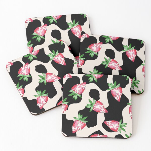 Item preview, Strawberry Cow Pattern designed and sold by okpinsArtDesign.