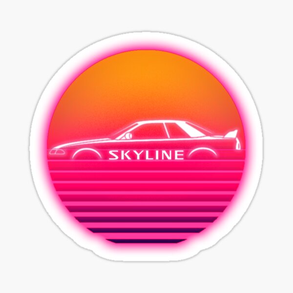 Copy Of Nissan Skyline R32 Outrun Emblem Sticker For Sale By