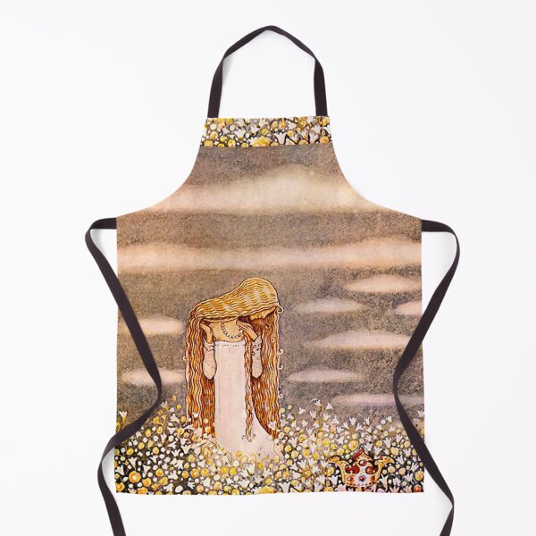 Artikelvorschau, Long blonde hair Vintage John Bauer fantasy artwork entworfen und verkauft von Vintage Designs +.