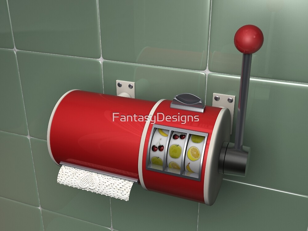 "Funny Slot Machine" by FantasyDesigns Redbubble